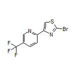 2-Bromo-4-[5-(trifluoromethyl)pyridin-2-yl]thiazole