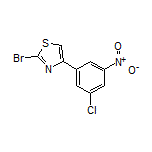 2-Bromo-4-(3-chloro-5-nitrophenyl)thiazole