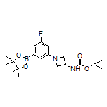 3-[3-(Boc-amino)azetidin-1-yl]-5-fluorophenylboronic Acid Pinacol Ester
