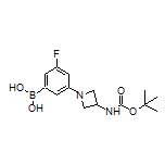 3-[3-(Boc-amino)azetidin-1-yl]-5-fluorophenylboronic Acid