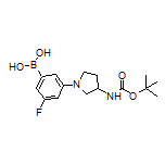3-[3-(Boc-amino)pyrrolidin-1-yl]-5-fluorophenylboronic Acid
