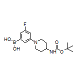 3-[4-(Boc-amino)piperidin-1-yl]-5-fluorophenylboronic Acid