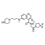 (S)-N-[2-(2-Cyano-4,4-difluoropyrrolidin-1-yl)-2-oxoethyl]-6-[methyl[3-(piperazin-1-yl)propyl]amino]quinoline-4-carboxamide