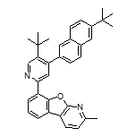 8-[5-(tert-Butyl)-4-[6-(tert-butyl)naphthalen-2-yl]pyridin-2-yl]-2-methylbenzofuro[2,3-b]pyridine