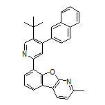 8-[5-(tert-Butyl)-4-(naphthalen-2-yl)pyridin-2-yl]-2-methylbenzofuro[2,3-b]pyridine