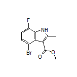 Methyl 4-Bromo-7-fluoro-2-methyl-1H-indole-3-carboxylate