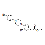 Ethyl 2-[4-[4-(4-Bromophenyl)piperazin-1-yl]-3-fluorophenyl]acetate