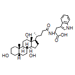 3-(1H-Indol-3-yl)-2-[(R)-4-[(3R,5S,7R,8R,9S,10S,12S,13R,14S,17R)-3,7,12-trihydroxy-10,13-dimethylhexadecahydro-1H-cyclopenta[a]phenanthren-17-yl]pentanamido]propanoic Acid