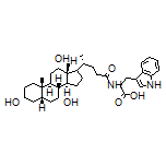 (S)-3-(1H-Indol-3-yl)-2-[(R)-4-[(3R,5S,7R,8R,9S,10S,12S,13R,14S,17R)-3,7,12-trihydroxy-10,13-dimethyl-hexadecahydro-cyclopenta[a]phenanthren-17-yl]-pentanoylamino]propionic Acid