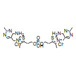 5,5’-[[(Hydroxyphosphoryl)bis(oxy)]bis(ethane-2,1-diyl)]bis[3-[(4-amino-2-methylpyrimidin-5-yl)methyl]-4-methylthiazol-3-ium] Chloride