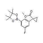 3-Fluoro-5-[1-(methoxycarbonyl)cyclopropyl]phenylboronic Acid Pinacol Ester