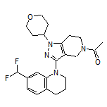 1-[3-[7-(Difluoromethyl)-3,4-dihydroquinolin-1(2H)-yl]-1-(tetrahydro-2H-pyran-4-yl)-1,4,6,7-tetrahydro-5H-pyrazolo[4,3-c]pyridin-5-yl]ethan-1-one