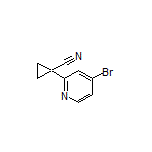 1-(4-Bromopyridin-2-yl)cyclopropane-1-carbonitrile