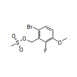 6-Bromo-2-fluoro-3-methoxybenzyl Methanesulfonate