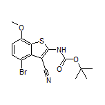4-Bromo-2-(Boc-amino)-7-methoxybenzo[b]thiophene-3-carbonitrile
