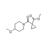 Methyl 1-(4-Methoxypiperidine-1-carbonyl)cyclopropane-1-carboxylate