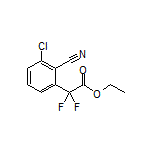 Ethyl 2-(3-Chloro-2-cyanophenyl)-2,2-difluoroacetate