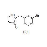2-(3-Bromobenzyl)pyrrolidin-3-one Hydrochloride