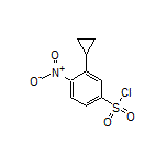 3-Cyclopropyl-4-nitro-1-benzenesulfonyl Chloride
