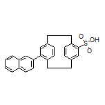 11-(2-Naphthyl)tricyclo[8.2.2.24,7]hexadeca-4,6,10,12,13,15-hexaene-5-sulfonic Acid