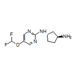 (1S,3S)-N1-[5-(Difluoromethoxy)pyrimidin-2-yl]cyclopentane-1,3-diamine