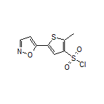 5-(Isoxazol-5-yl)-2-methylthiophene-3-sulfonyl Chloride