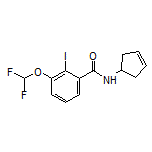N-(3-Cyclopenten-1-yl)-3-(difluoromethoxy)-2-iodobenzamide