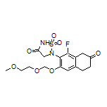 5-[1-Fluoro-3-[(2-methoxyethoxy)methoxy]-7-oxo-5,6,7,8-tetrahydronaphthalen-2-yl]-1,2,5-thiadiazolidin-3-one 1,1-Dioxide