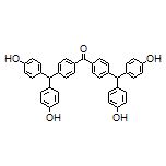 Bis[4-[bis(4-hydroxyphenyl)methyl]phenyl]methanone