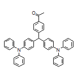 1-[4-[Bis[4-(diphenylamino)phenyl]methyl]phenyl]ethanone