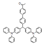 1-[4’-[Bis[4-(diphenylamino)phenyl]methyl]-[1,1’-biphenyl]-4-yl]ethanone