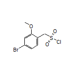 (4-Bromo-2-methoxyphenyl)methanesulfonyl Chloride