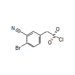 (4-Bromo-3-cyanophenyl)methanesulfonyl Chloride