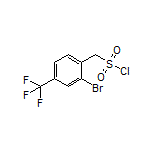 [2-Bromo-4-(trifluoromethyl)phenyl]methanesulfonyl Chloride