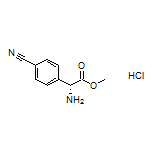 Methyl (R)-2-Amino-2-(4-cyanophenyl)acetate Hydrochloride