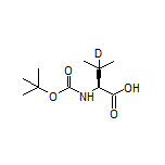 (S)-2-(Boc-amino)-3-deuterio-3-methylbutanoic Acid