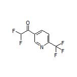 2,2-Difluoro-1-[6-(trifluoromethyl)pyridin-3-yl]ethanone