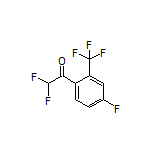 2,2-Difluoro-1-[4-fluoro-2-(trifluoromethyl)phenyl]ethanone