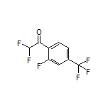 2,2-Difluoro-1-[2-fluoro-4-(trifluoromethyl)phenyl]ethanone