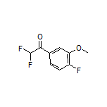 2,2-Difluoro-1-(4-fluoro-3-methoxyphenyl)ethanone