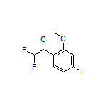 2,2-Difluoro-1-(4-fluoro-2-methoxyphenyl)ethanone