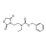 3-[2-[Cbz-(ethyl)amino]ethyl]thiazolidine-2,4-dione