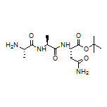 tert-Butyl (S)-4-Amino-2-[(S)-2-[(S)-2-aminopropanamido]propanamido]-4-oxobutanoate
