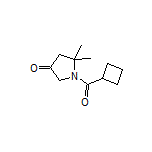 1-(Cyclobutanecarbonyl)-5,5-dimethylpyrrolidin-3-one