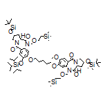 (2R,11aS)-2-[(tert-Butyldimethylsilyl)oxy]-8-[[5-[[(2R,11aS)-2-[(tert-butyldimethylsilyl)oxy]-5,11-dioxo-7-[(triisopropylsilyl)oxy]-10-[[2-(trimethylsilyl)ethoxy]methyl]-2,3,5,10,11,11a-hexahydro-1H-benzo[e]pyrrolo[1,2-a][1,4]diazepin-8-yl]oxy]pentyl]oxy]-7-methoxy-10-[[2-(trimethylsilyl)ethoxy]methyl]-1,2,3,11a-tetrahydro-5H-benzo[e]pyrrolo[1,2-a][1,4]diazepine-5,11(10H)-dione