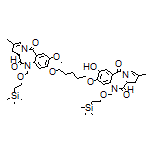 (S)-7-Hydroxy-8-[[5-[[(S)-7-Methoxy-2-methyl-5,11-dioxo-10-[[2-(trimethylsilyl)ethoxy]methyl]-5,10,11,11a-tetrahydro-1H-benzo[e]pyrrolo[1,2-a][1,4]diazepin-8-yl]oxy]pentyl]oxy]-2-methyl-10-[[2-(trimethylsilyl)ethoxy]methyl]-1,11a-dihydro-5H-benzo[e]pyrrolo[1,2-a][1,4]diazepine-5,11(10H)-dione