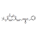 Methyl N2-Boc-N4-[2-(Cbz-amino)ethyl]-L-asparaginate