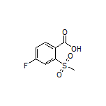 4-Fluoro-2-(methylsulfonyl)benzoic Acid