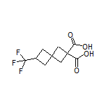 6-(Trifluoromethyl)spiro[3.3]heptane-2,2-dicarboxylic Acid