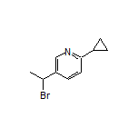 5-(1-Bromoethyl)-2-cyclopropylpyridine